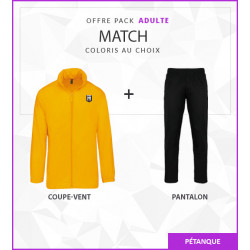 OFFRE PACK PÉTANQUE PANTALON ET COUPE-VENT