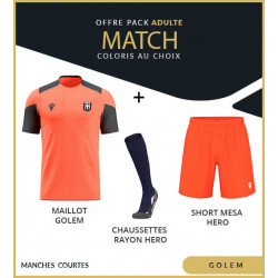 Pack Hero Match Mc Golem pour homme