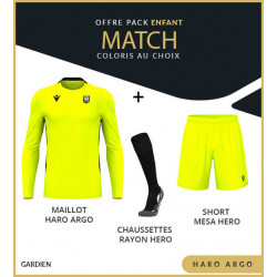 Pack Match Hero Argo Maillot Gardien de But pour enfants