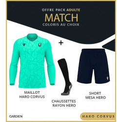 Pack Match Hero Corvus Maillot Gardien de But pour homme